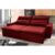 Sofá Retrátil Reclinável Patagônia 2,50m Suede Velut Vermelho  Molas no Assento – King House