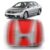 Emblema Vermelho Grade Honda Civic e Fit H Cromado