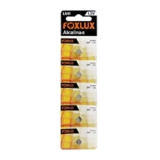 Bateria Alcalina Foxlux 1,5V LR41 5Un | Energia confiável, longa duração, desempenho estável