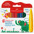 Giz de Cera Foguete Infantil  06 Cores Criativas Faber Castell – 1 Estojo