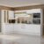Armário de Cozinha Completa de Canto 100% MDF 447 cm Branco Smart Madesa 02
