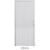 Porta Sanfonada PVC Plastilit 0,70×2,10m Cinza