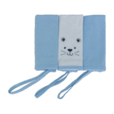 Kit Pano de Boca Bublim Malha Bordado Leão – 3 Peças