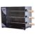 Churrasqueira a Gás Rotativa Arke Vitta 3 Espetos Preto GN 220V