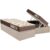 Conjunto Box Baú Solteiro: Colchão Espuma Orthoflex D28 Comfortpedic + Base CRC Suede Clean(88×188)