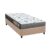 Conjunto Box Solteiro: Colchão Espuma Orthoflex D33 ComfortPedic Line Black + Base CRC Suede Clean(78×188)