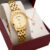Kit Relógio Mondaine Feminino com Colar e Brincos 32795LPMKDE1K1