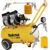 Compressor de Ar Silencioso 2.5Hp 50 Litros Isento de óleo Com Kit Pintura Pistola Mangueira