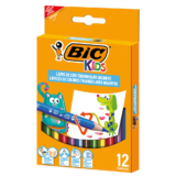 Lápis de cor 12 cores Evolution Gigante Kids Bic