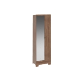Armário Multiuso Lavanderia 547 c/ 1 Porta c/ Espelho e Pés Freijo – Carraro