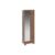 Armário Multiuso Lavanderia 547 c/ 1 Porta c/ Espelho e Pés Freijo – Carraro