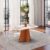 Mesa de Jantar Retangular Tampo de Vidro 120×90 DJ Móveis Siena Freijó Off White