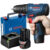 Parafusadeira/Furadeira 12V Bosch Profissional GSR 120LI 30 Nm 2 Ah ECP 2 Velocidades LED e Maleta