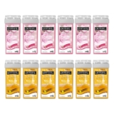 Kit 12 Cera Roll-On Suave e Clássica Mel Depila Depimiel
