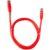 Cabo de Rede UTP (Patch Cord) RJ45 Cat 6 – 2,5 metros – Vermelho – Plus Cable PC-ETH6U25RD