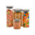 Kit 4 potes de vidro com tampa inox hermético redondo 210ml, 450ml, 550ml e 700ml – Tud