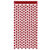 Cortina Decorativa Painel Mágico – Corações Vermelho Metalizado – 1x2m – 1 unidade – Rizzo