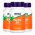 Kit 3x Óleo de Alho 1500mg Now Foods 100 Softgels Importado/Made in Usa
