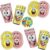 Kit Festa BOB ESPONJA 8 Pratos + 8 Copos Descartável 180 Ml Papel – REGINA