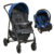 Travel System Burigotto Carrinho de Bebê com Bebê Conforto Ecco + Touring X