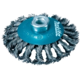Escova de Aço Cônica 100mm com Arame Torcido 0.5mm Makita D-39861