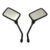 Par De Retrovisor Gvs Para Honda Cbx250 Twister 2001 A 2008