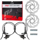 Par De Freio Hidráulico Para Bicicleta GTS M2 Tipo Shimano Completo Com Discos Rotores 160mm