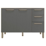 Balcão De Pia Mad Versalhes 120 Cm Freijó Gris – Kits Paraná