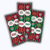 30 ~150 ADESIVO FLUMINENSE OFICIAL FUTEBOL  REDONDO  FESTCOLOR