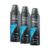 Kit 3 Desodorantes Antitranspirante Aerossol Dove Men+Care Clinical Cuidado Total 150ml