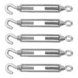 Kit Esticador Para Cabo De Aço Gancho/olhal  5/16” 3,0003 (Com 5 Unidades) – Nord