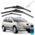 Limpador de Parabrisa Peugeot 207 SW ano 08 a 15 Universal Dianteirae Traseira
