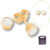 Brinco Folheado Ouro Rommanel Ponto De Luz Delicado Com Cor Dourado Antialergico