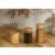Porta Mantimento de Vidro com Tampa de Bambu 120ml