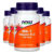 Kit 5x MK-7 Vitamina K-2 100mcg Now Foods 60 Veg Cáps Importado /Made in Usa