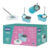 Kit Mop Completo MOR Balde Grande 13 Litros Resistente Centrífuga Com Acessórios Azul – Original Mor