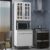 Torre Quente Modulada Com Vidro Para Forno Fidelitá Viena 70cm 4 Portas Branco