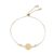 PULSEIRA FOLHEADA A OURO 18K AJUSTÁVEL CATHY SÃO BENTO ZIRCÔNIAS
