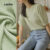 (New) Lovito Camisa Casual Estampada Primavera/verão Verde para mulheres L142ED743