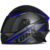 Capacete Fechado Moto R8 Pro Fosco Com Viseira Fumê Preto/Azul Tamanho 60 – Pro Tork