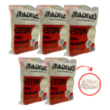 Kit 5 Estopas 100% Algodão Radnaq 1kg Polimento Limpeza Domestico Peças Moveis Metais Remoção massa