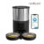 5L Inteligente Automático Wi-Fi APP Pet Alimentador Tigela De Double Bowls Aço Inoxidável Cat E Dog Food Dispenser Cães Gatos Com Gravação Sincronismo Alimentação