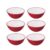 Kit 6 Tigelas Bowl Cumbuca Plástico Duo Chef 560 Ml Plasútil