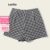 (Trendy) Lovito Shorts Casuais Xadrez Com Cadarço Para Mulheres L99ED684