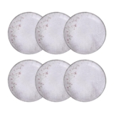 Conjunto 6 Pratos Fundos 21cm Porcelana Floralis Tramontina