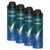 Kit 4 Desodorantes Rexona Men Aerossol Antitranspirante Active 150ml