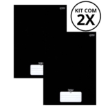 Kit Com 2 Caderno Brochura 96 Fls Pautado Capa Dura – Stiff