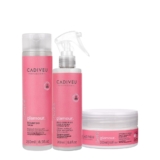 Kit Cadiveu Professional Essentials Glamour Shampoo Máscara e Fluido (3 produtos)