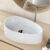 Cuba de Apoio Gota Para Banheiro Lavabo C01 BG43W Branco Granit Matte  – Lyam