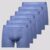 Kit 6 Cuecas Boxer Lupo Elastic Soft Azul